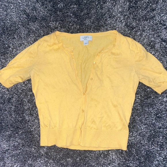LOFT Sweaters - Ann Taylor Loft Yellow Sweater Size SP